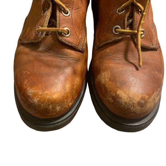 Red Wing Leather Work Boots Vintage Supersole Steel Toe 90s Size 6 D - Picture 4 of 9